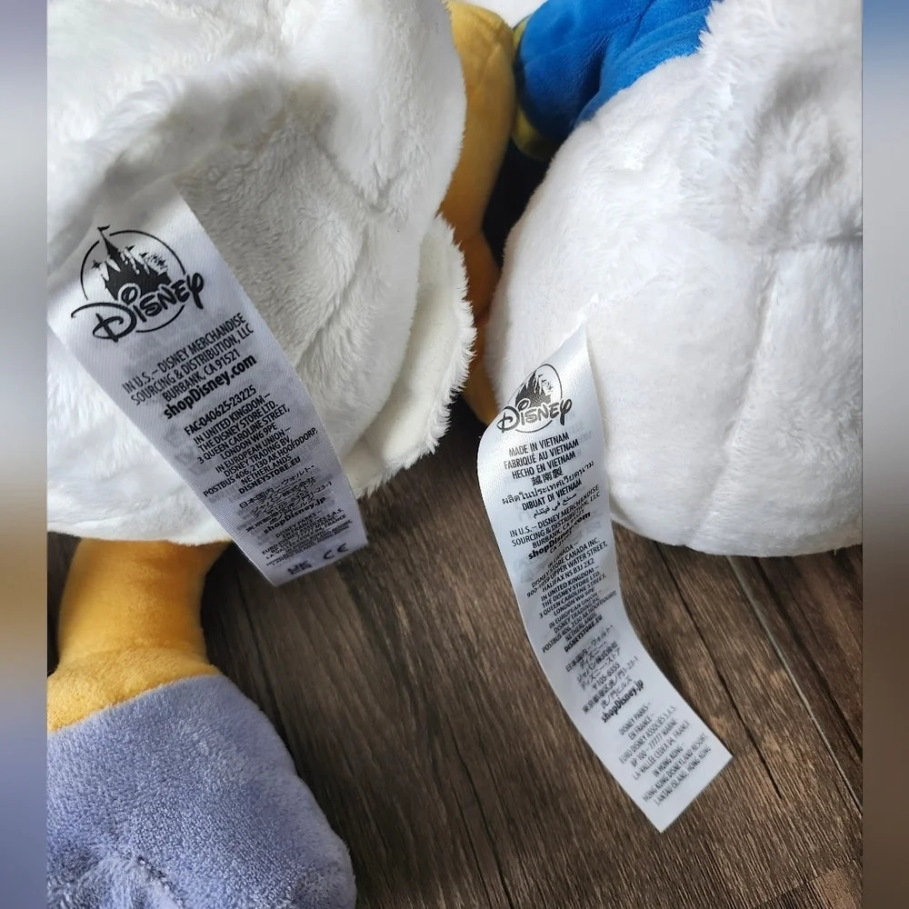 Disney Donald And Daisy Duck Plush Figures